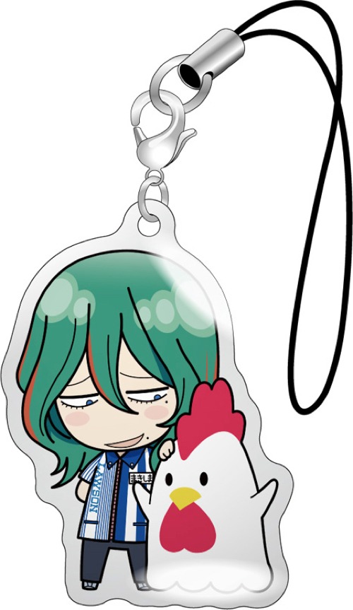 巻島裕介のメタルチャームストラップ (c)渡辺航（週刊少年チャンピオン）/劇場版弱虫ペダル製作委員会