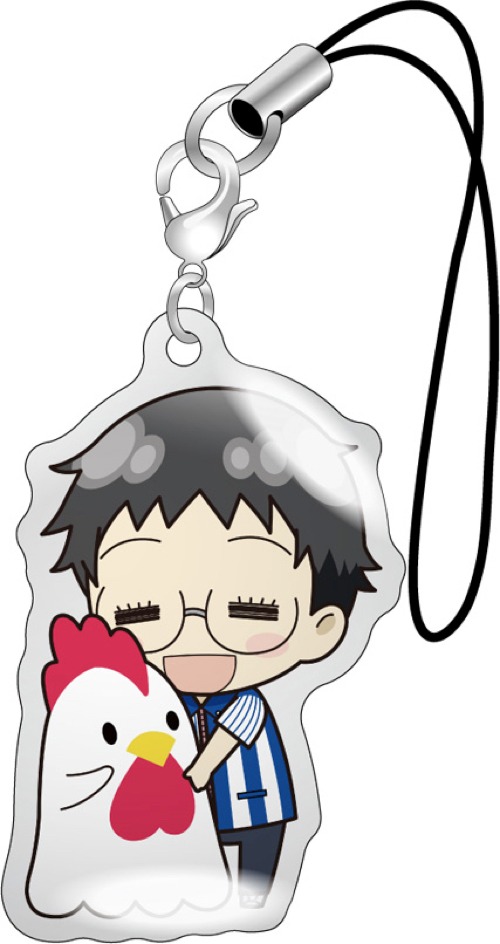 小野田坂道のメタルチャームストラップ (c)渡辺航（週刊少年チャンピオン）/劇場版弱虫ペダル製作委員会