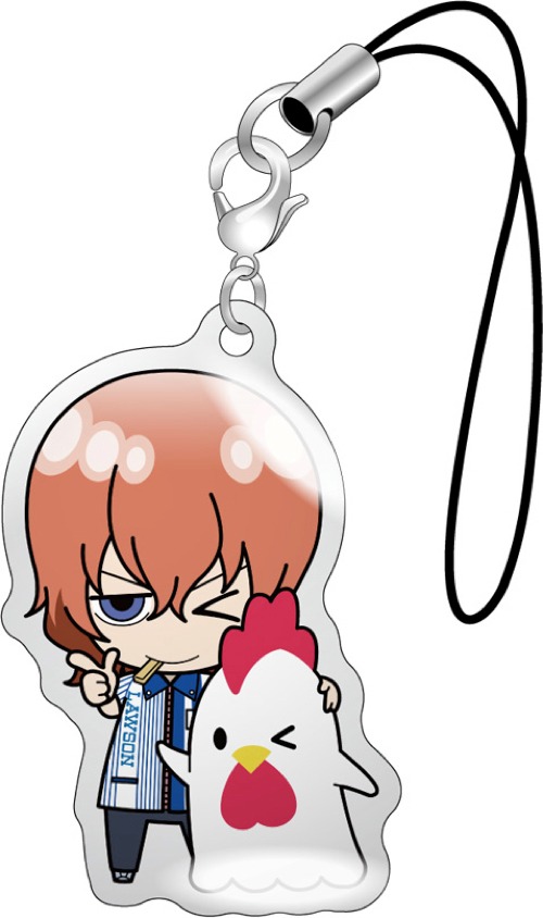 新開隼人のメタルチャームストラップ (c)渡辺航（週刊少年チャンピオン）/劇場版弱虫ペダル製作委員会