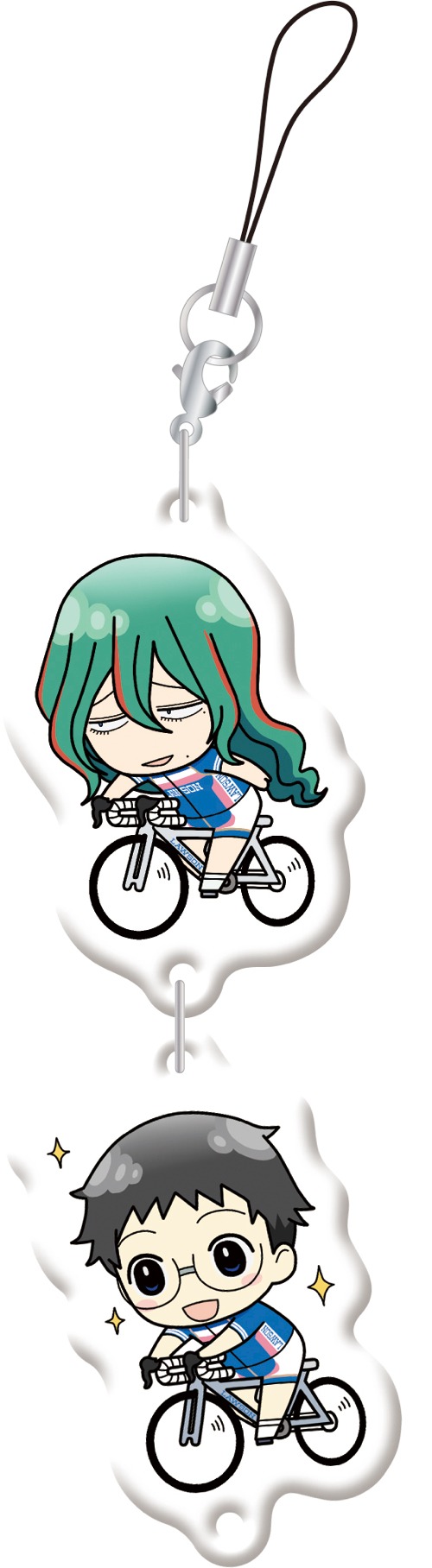 つながるチャームのイメージ。(c)渡辺航（週刊少年チャンピオン）/劇場版弱虫ペダル製作委員会