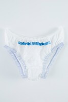 「ヱヴァンゲリヲン新劇場版」ランジェリーセットの綾波レイモデル。