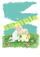 サイン入りの描き下ろしカラー複製原画