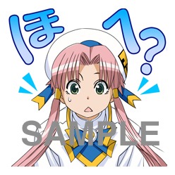 「ARIA」LINEスタンプの1種。