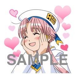 「ARIA」LINEスタンプの1種。