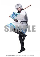 会場にてプレゼントされる、坂田銀時に扮装したモデルのブロマイド。