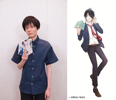 直江剛役を演じる内山昂輝。(c)水野美波／集英社