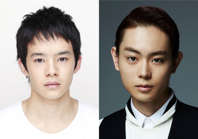内海役の池松壮亮と瀬戸役の菅田将暉。
