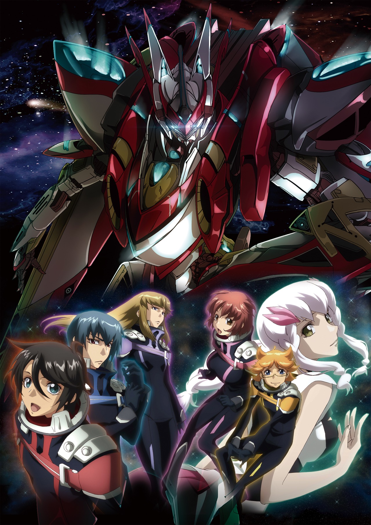 アニメ「銀河機攻隊 マジェスティックプリンス」キービジュアル