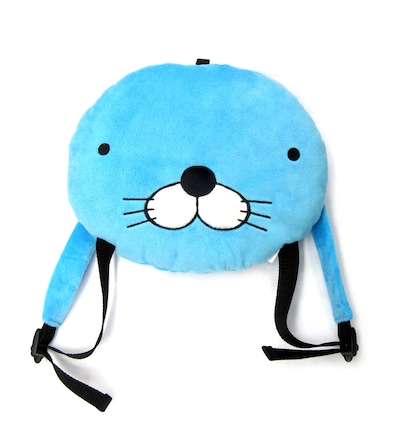 ぼのぼのなりきりセットの「なりきりリュック」。(c)いがらしみきお／竹書房