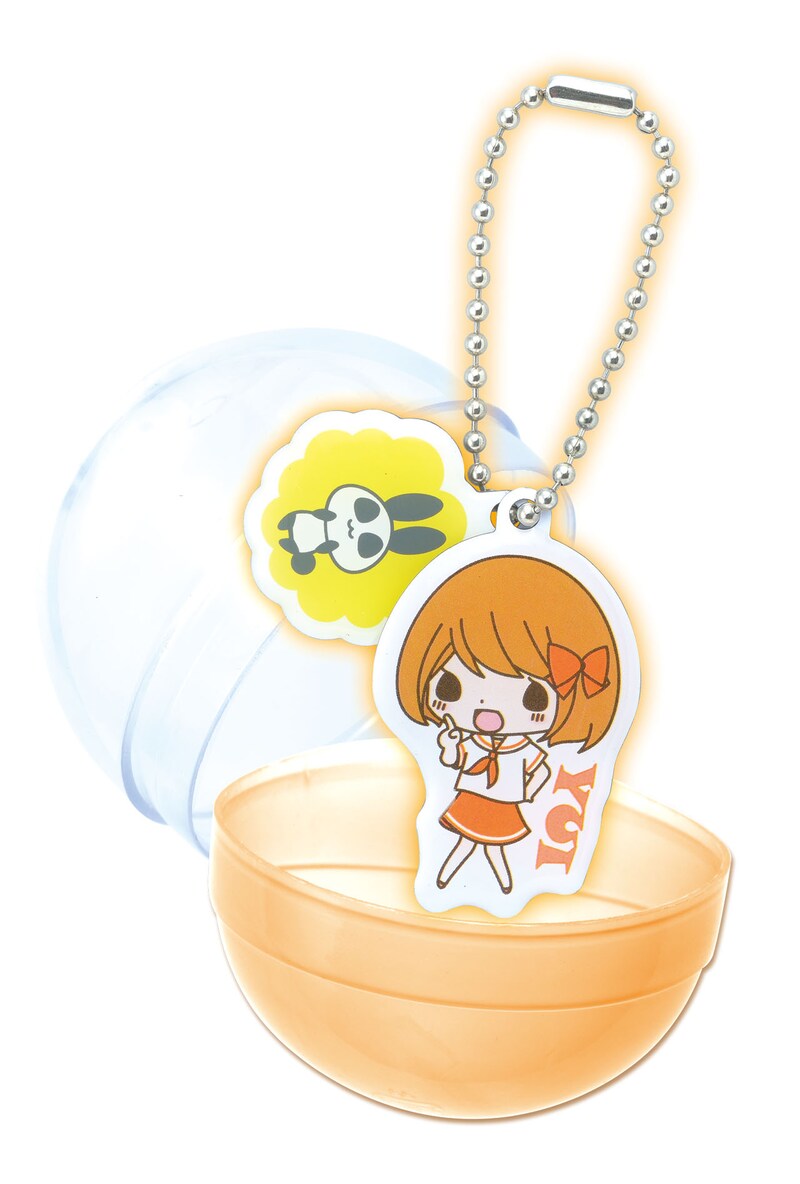 「12歳。」オリジナルメタルチャームのゆい。（撮影：岡本明洋）