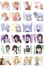 「しゃべる ごちうさスタンプ」(c)Koi・HOUBUNSHA/Gochiusa Partners