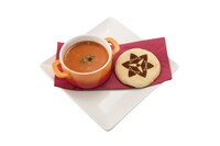 「うちはサスケの好物 トマトたっぷりスープ」