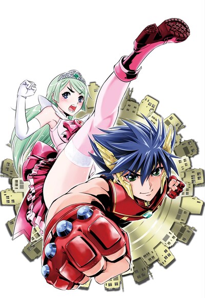 「下町エンジェルライナー ～機械式制服少女製造所～」のイラスト。