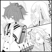 左文字三兄弟のイラスト。(c)柚木色/白泉社