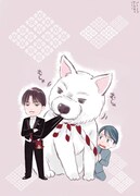 同人誌の目次イラスト。