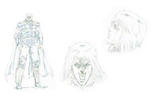 「北斗の拳 イチゴ味」アニメ版のシン設定画。 (c)武論尊・原哲夫/NSP 1983,(c)イチゴ味 2015