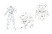 「北斗の拳 イチゴ味」アニメ版のシュウ設定画。 (c)武論尊・原哲夫/NSP 1983,(c)イチゴ味 2015