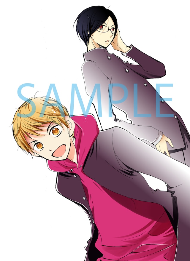 はやみねかおる原作によるフクシマハルカ「都会のトム＆ソーヤ」カット