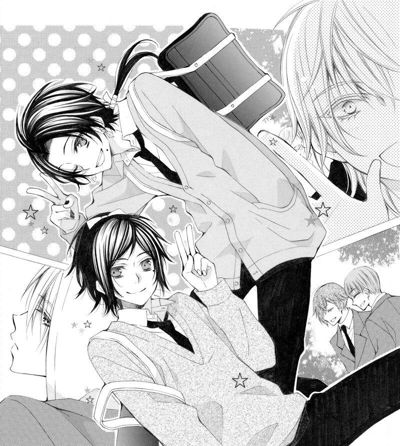 加州清光と大和守安定を中心としたイラスト。(c)真柴なお/白泉社