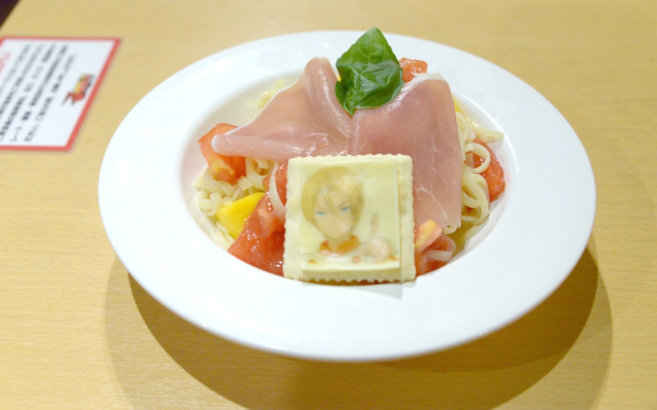 「『ブオン・アッペティート！』タクミの生ハムとマンゴーの冷製パスタレモン風味」