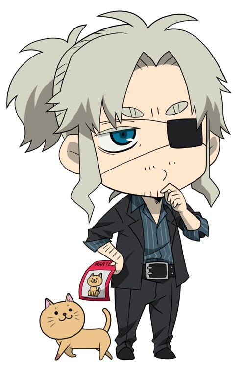 ウォリックの描き下ろしイラスト。 - アニメ「GANGSTA.」期間限定