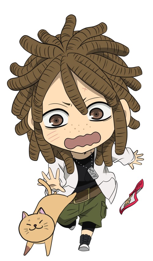 ダグの描き下ろしイラスト。