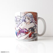 3巻カバーイラストを使用した「マグカップ（3巻表紙）」。持ち手を右にして見た様子。