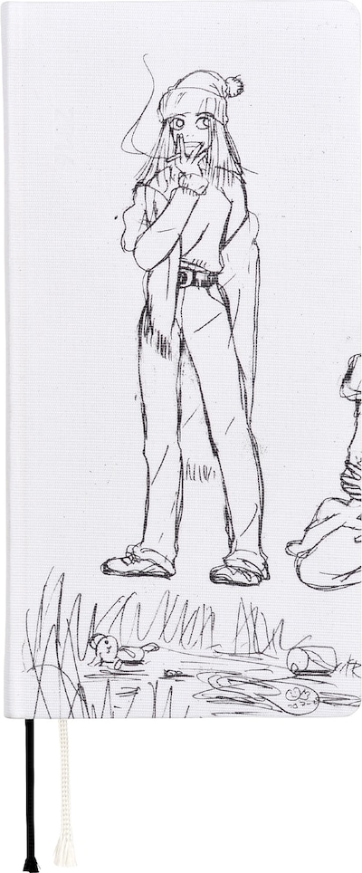 「ほぼ日手帳 2016」WEEKSタイプにラインナップされている「岡崎京子 リバーズ・エッジ」の表紙。