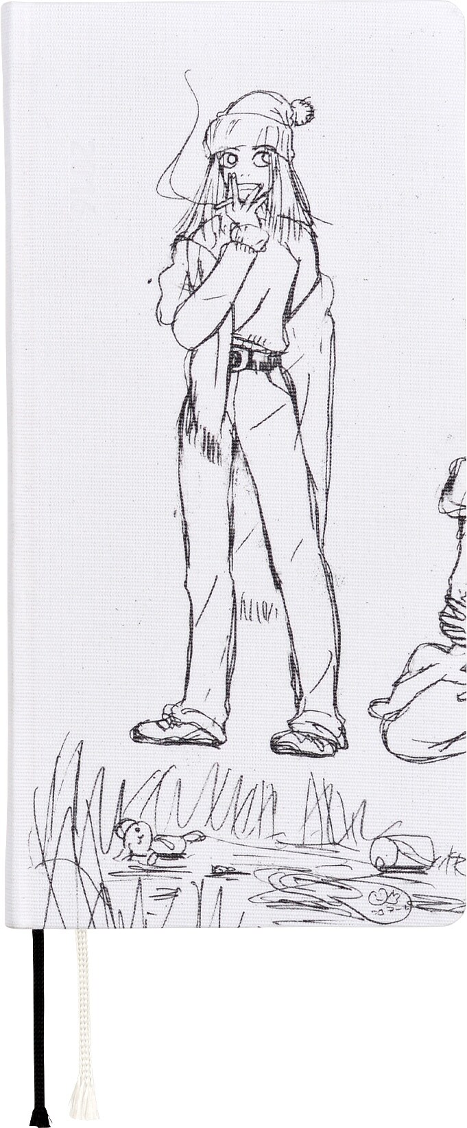 「ほぼ日手帳 2016」WEEKSタイプにラインナップされている「岡崎京子 リバーズ・エッジ」の表紙。