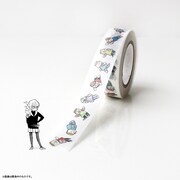 「スペシャル文具セット」「文具セット」のマスキングテープ。乱の大好きなマスコットキャラ・プリンくんがあしらわれており、計16体すべてが描き下ろし。