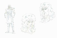 「北斗の拳 イチゴ味」アニメ版のトキ設定画。 (c)武論尊・原哲夫/NSP 1983,(c)イチゴ味 2015