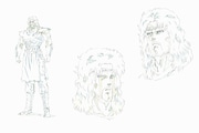 「北斗の拳 イチゴ味」アニメ版のトキ設定画。 (c)武論尊・原哲夫/NSP 1983,(c)イチゴ味 2015