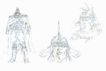 アニメ版「北斗の拳 イチゴ味」のラオウ設定画。 (c)武論尊・原哲夫/NSP 1983,(c)イチゴ味 2015