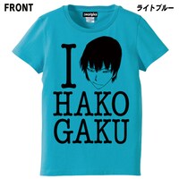 「弱虫ペダル」応援Tシャツの荒北靖友バージョン[ライトブルー]。