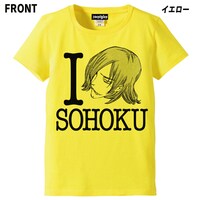 「弱虫ペダル」応援Tシャツの巻島裕介バージョン[イエロー]。