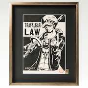 「ワンピース木版画コレクション」のトラファルガー・ロー。