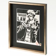 「ワンピース木版画コレクション」のトラファルガー・ロー。
