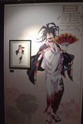 「曇天に笑う」原画展より、曇天火の原画。
