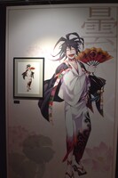 「曇天に笑う」原画展より、曇天火の原画。