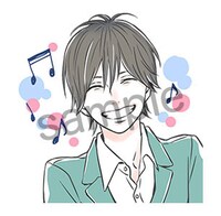 「orange」LINEスタンプのサンプル。(c)高野苺/双葉社