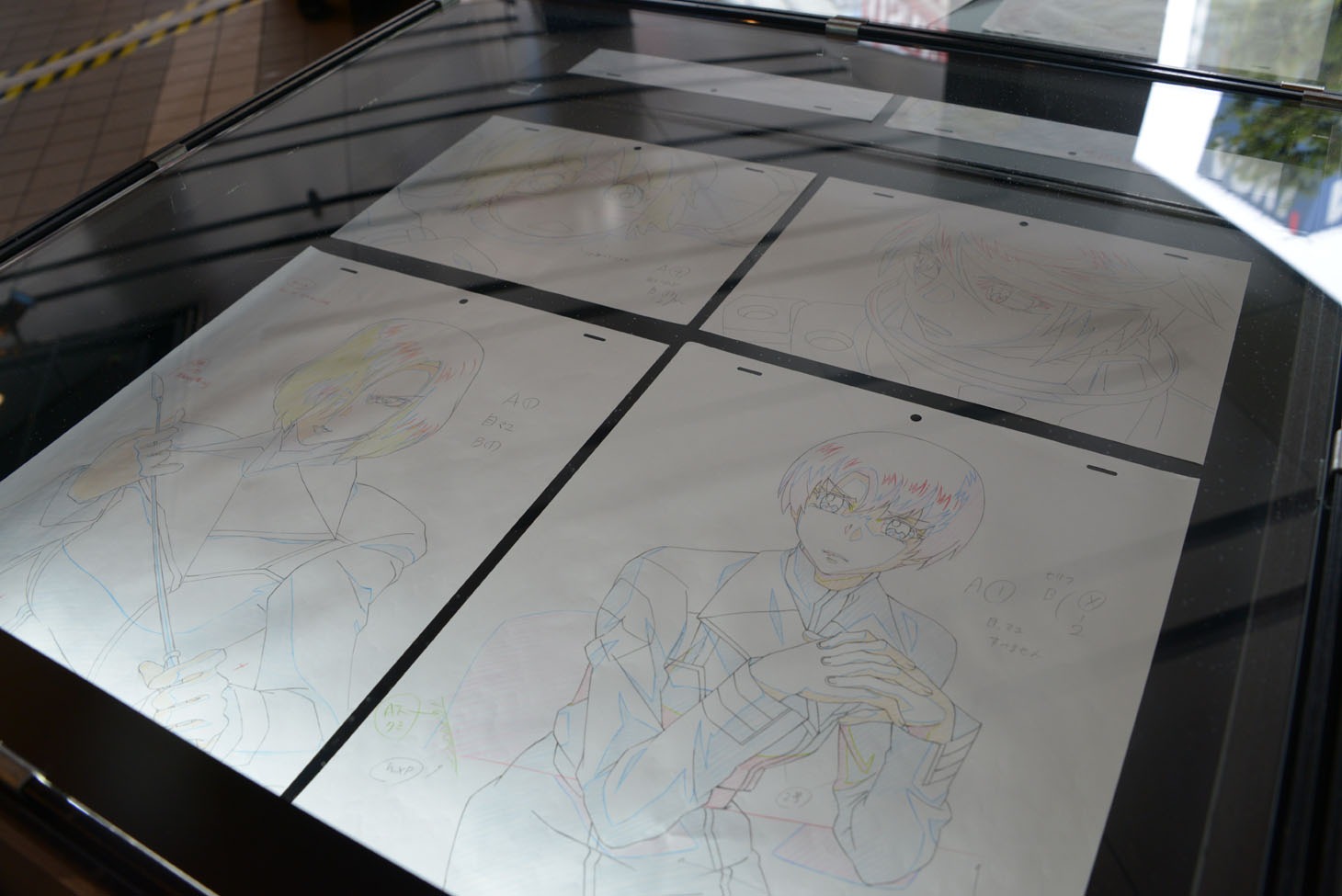 「マジェスティックプリンス ファンイベント」の展示の様子。