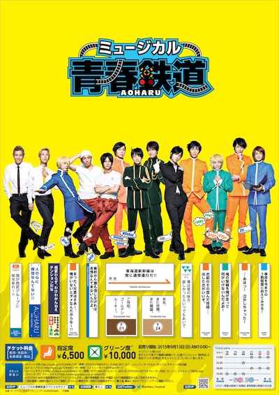 ミュージカル「青春-AOHARU-鉄道」のメインビジュアル第2弾。