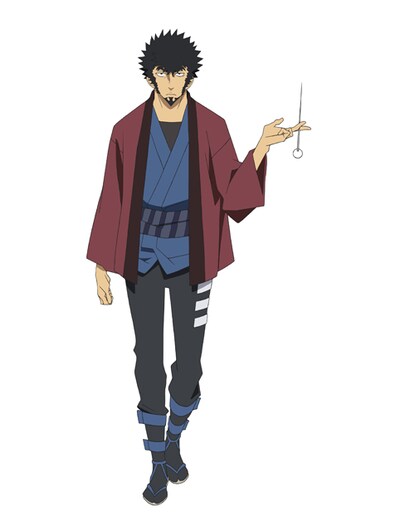 マブチ・キョーマ（CV：小野大輔）の設定画。