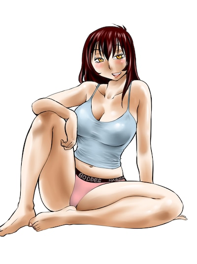 「女神さまのいうとおり」のカラーカット。