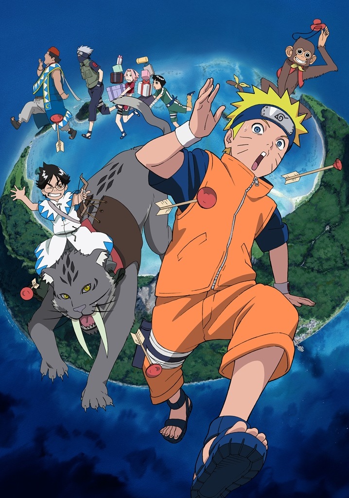 「劇場版NARUTO-ナルト- 大興奮！みかづき島のアニマル騒動だってばよ」キービジュアル (c)岸本斉史 スコット／集英社・テレビ東京・ぴえろ (c)劇場版NARUTO製作委員会 2006