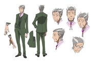 秋田大司の設定画。