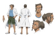 人吉孫竹の設定画。