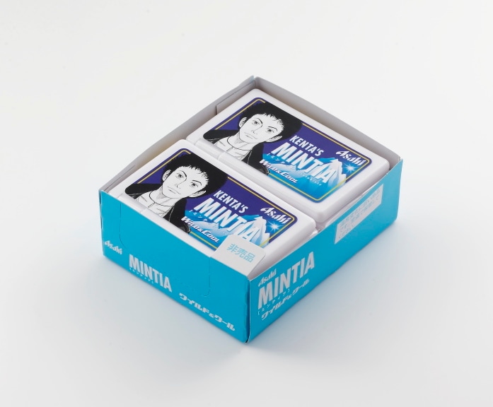 オリジナルのミンティア画像が貼られた「ミンティア ワイルド＆クール」のイメージ。