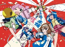 特典の限定ポストカード。(c)ルーツ/Piyo/アース・スター エンターテイメント/亀井戸高校テニス部