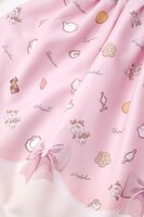 「クッキーリボンワンピース」のピンク。